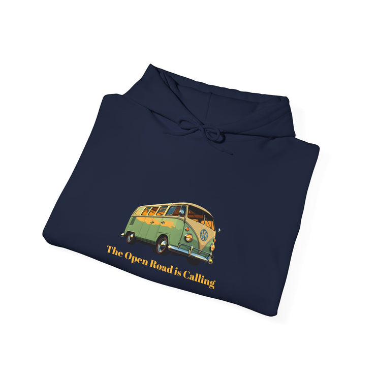 MEN'S HOODIE - "THE OPEN ROAD IS CALLING" - VAN LIFE - NickAlly