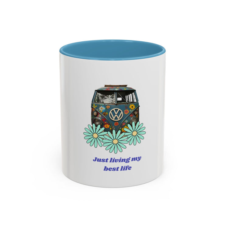 BOHEMIAN COFFEE MUG "JUST LIVING MY BEST LIFE" FOR VAN LIFE ADVENTURERS - NickAlly