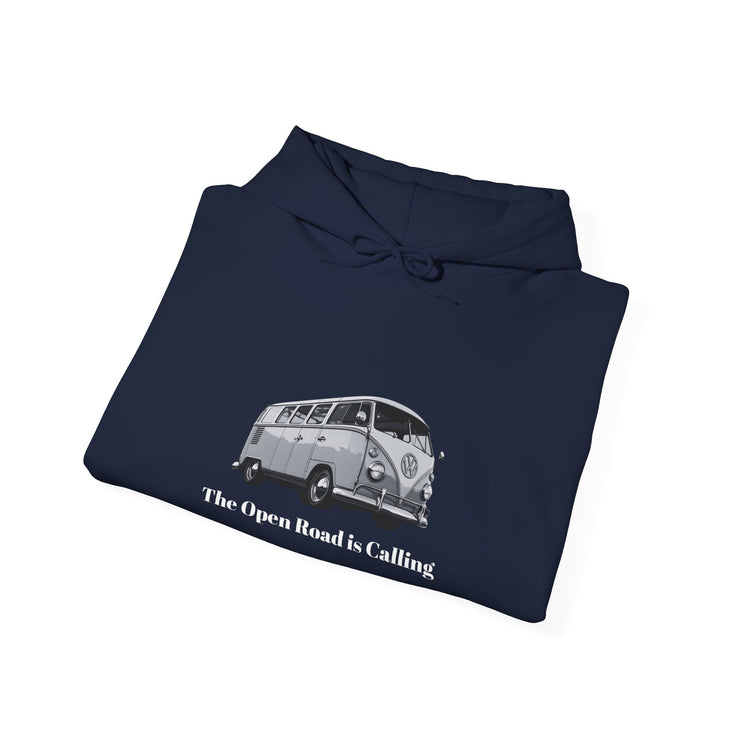 MEN'S HOODIE - "THE OPEN ROAD IS CALLING" - VAN LIFE - NickAlly