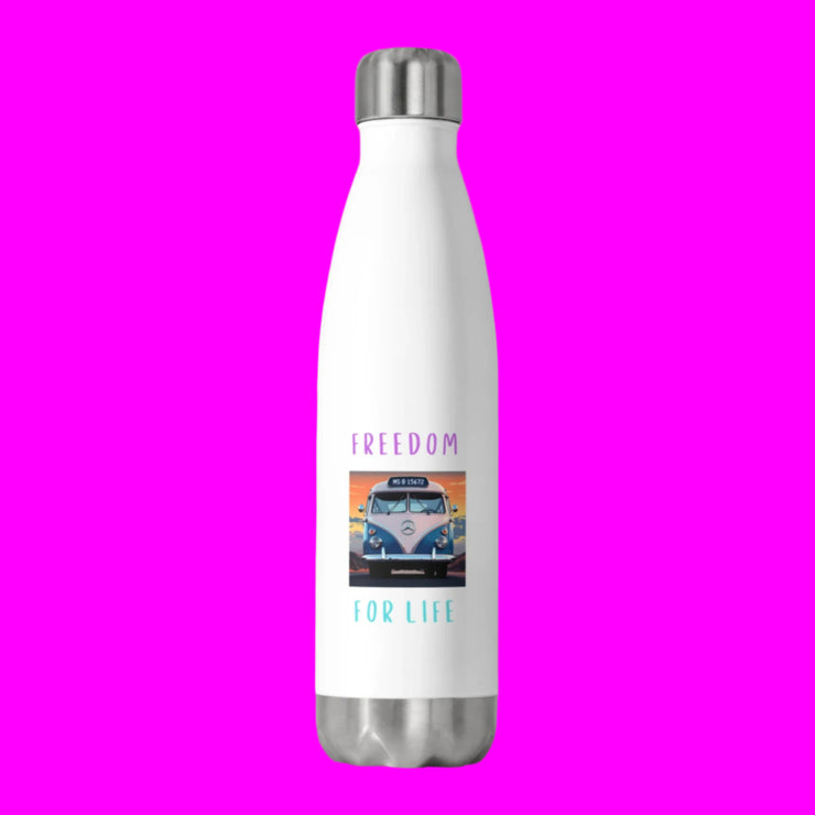 (20 OZ) "FREEDOM FOR LIFE" INSULATED WATER BOTTLE DESIGNED FOR VAN LIFE - NickAlly