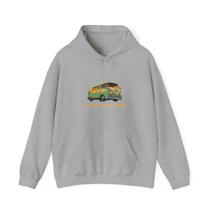 MEN'S HOODIE - "THE OPEN ROAD IS CALLING" - VAN LIFE - NickAlly