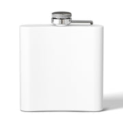(6 OZ) RETRO STAINLESS STEEL HIP FLASK - FOR VAN LIFERS