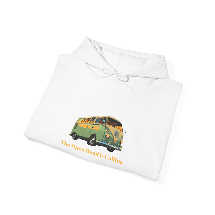 MEN'S HOODIE - "THE OPEN ROAD IS CALLING" - VAN LIFE - NickAlly