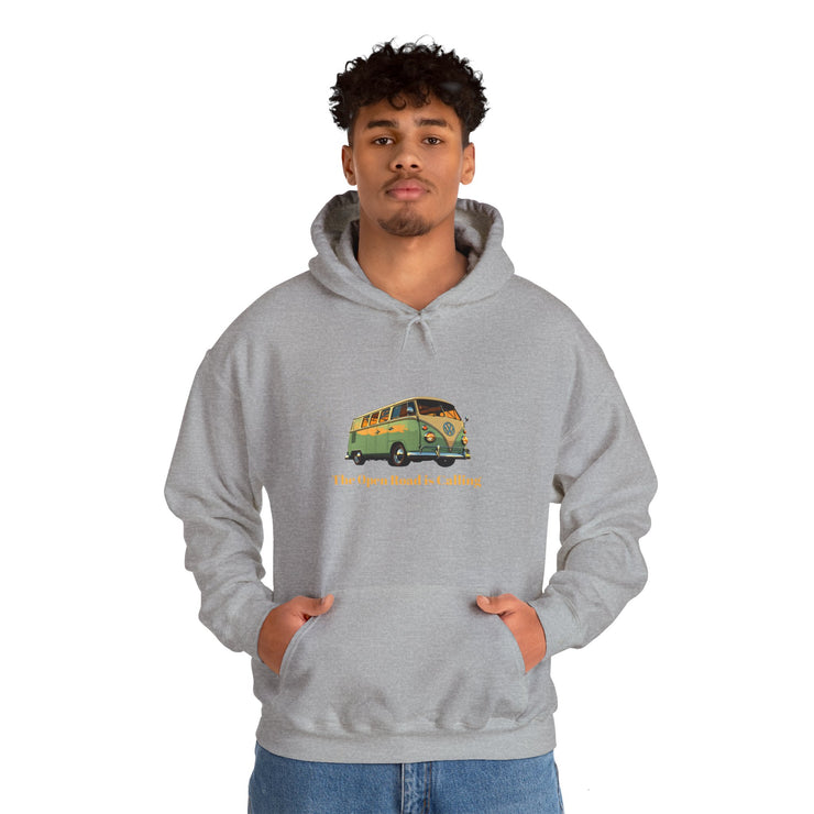 MEN'S HOODIE - "THE OPEN ROAD IS CALLING" - VAN LIFE - NickAlly