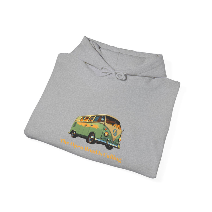 MEN'S HOODIE - "THE OPEN ROAD IS CALLING" - VAN LIFE - NickAlly