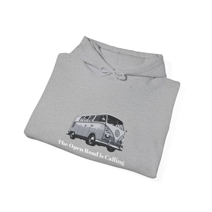 MEN'S HOODIE - "THE OPEN ROAD IS CALLING" - VAN LIFE - NickAlly