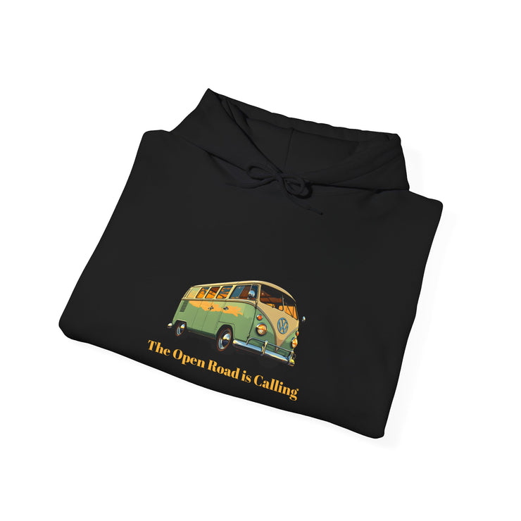 MEN'S HOODIE - "THE OPEN ROAD IS CALLING" - VAN LIFE - NickAlly