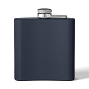 (6 OZ) RETRO STAINLESS STEEL HIP FLASK - FOR VAN LIFERS