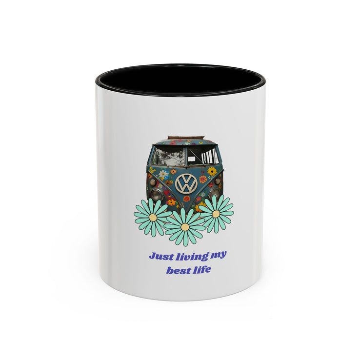 BOHEMIAN COFFEE MUG "JUST LIVING MY BEST LIFE" FOR VAN LIFE ADVENTURERS - NickAlly