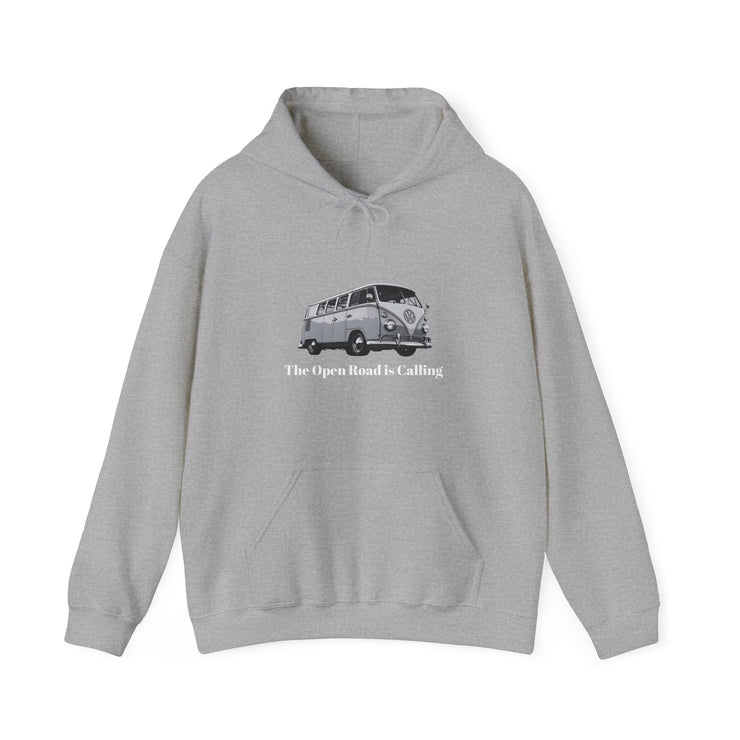 MEN'S HOODIE - "THE OPEN ROAD IS CALLING" - VAN LIFE - NickAlly