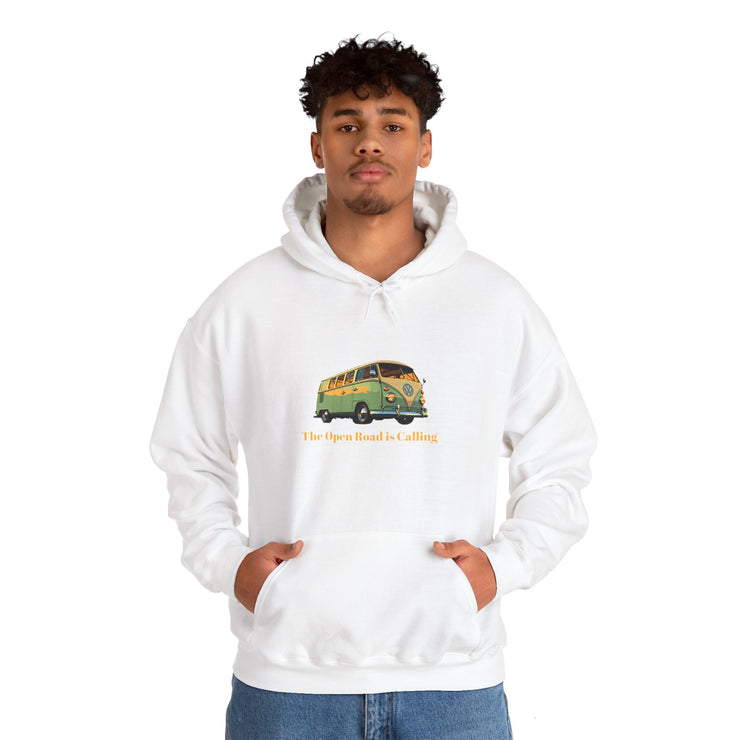 MEN'S HOODIE - "THE OPEN ROAD IS CALLING" - VAN LIFE - NickAlly