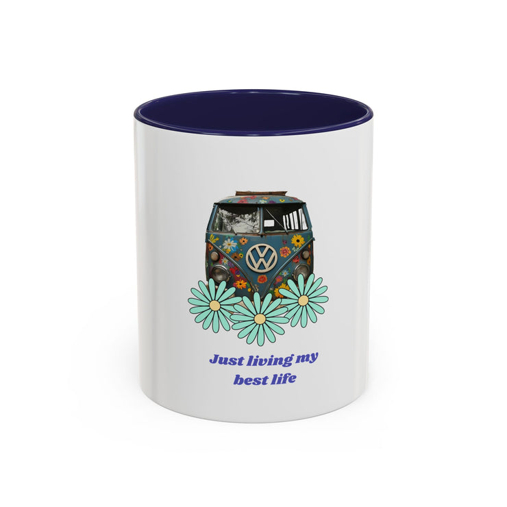 BOHEMIAN COFFEE MUG "JUST LIVING MY BEST LIFE" FOR VAN LIFE ADVENTURERS - NickAlly