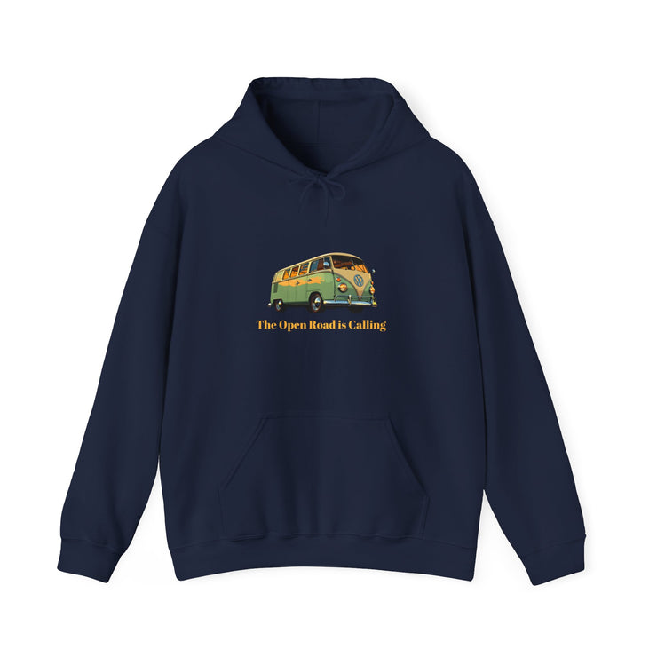MEN'S HOODIE - "THE OPEN ROAD IS CALLING" - VAN LIFE - NickAlly