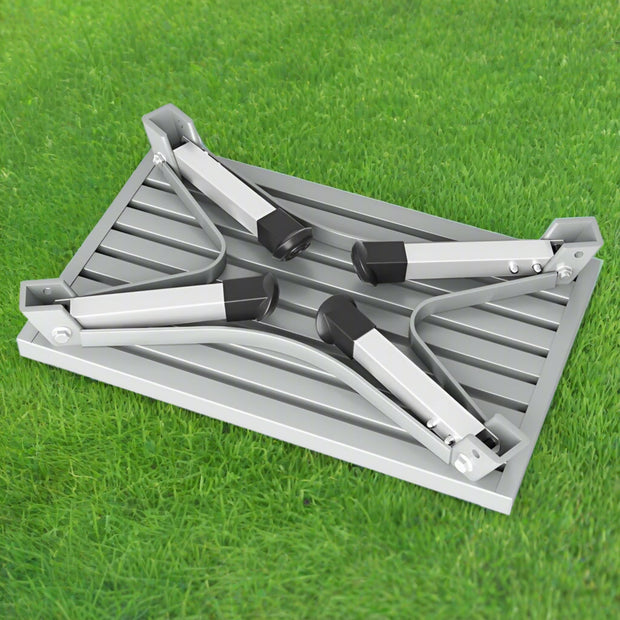 WEISSHORN CARAVAN STEP FOLDING ALUMINIUM STEP STOOL - NickAlly