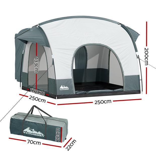 4-PERSON PORTABLE CAMPING CAR TENT BY WEISSHORN