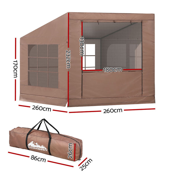 4-5 PERSON CAMPING CAR TENT BY WEISSHORN