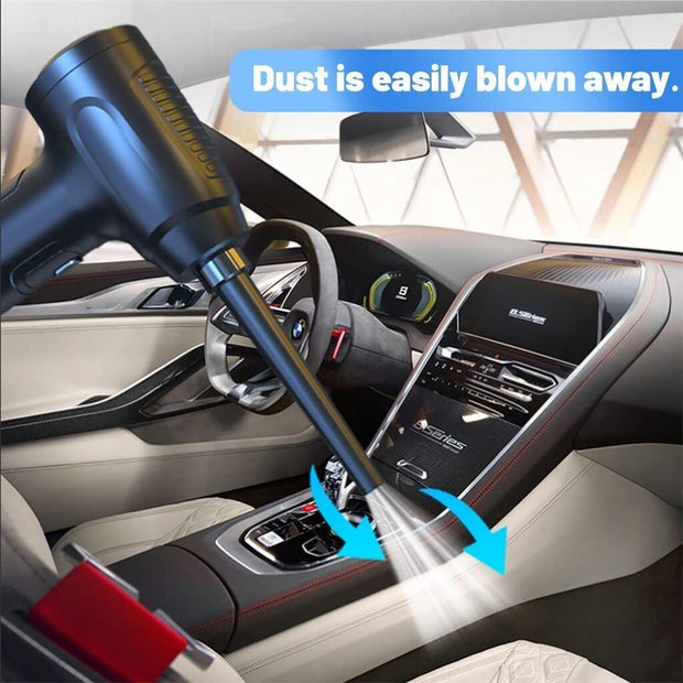 3-IN-1 AIR DUSTER CAR VACUUM & KEYBOARD BLOWER