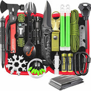 32-IN-1 EMERGENCY SURVIVAL EQUIPMENT CAMPING KIT