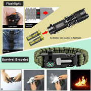 32-IN-1 EMERGENCY SURVIVAL EQUIPMENT CAMPING KIT