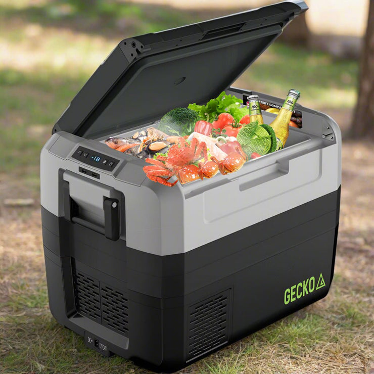 GECKO 55L PORTABLE FRIDGE FREEZER - (12V/24V/240V) - NickAlly