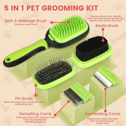 5-IN-1 PET GROOMING SET