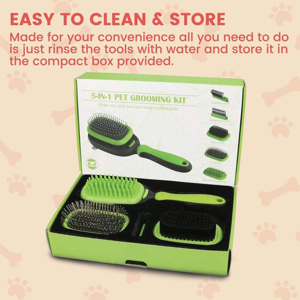 5-IN-1 PET GROOMING SET