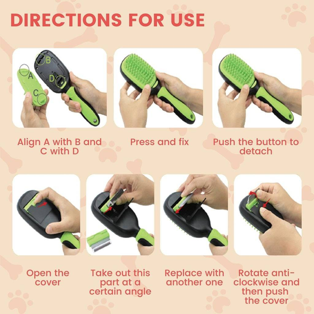 5-IN-1 PET GROOMING SET