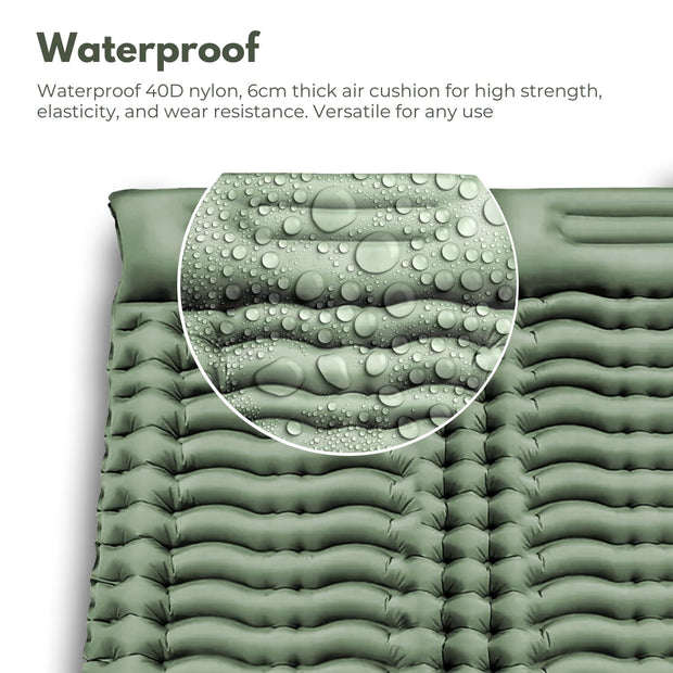 Double Inflatable Camping Sleeping Mat