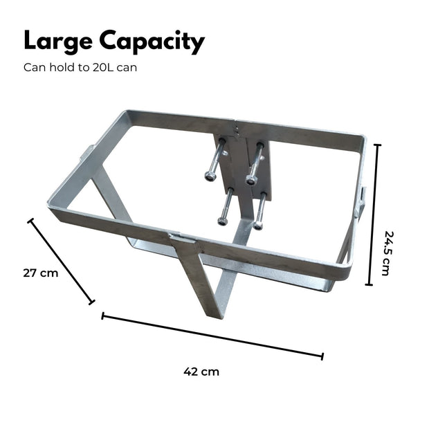 20L JERRY CAN HOLDER FOR 4x4 CAMPER TRAILER