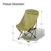 RAZOJESS ENLARGED MOON CHAIR GREEN - NickAlly