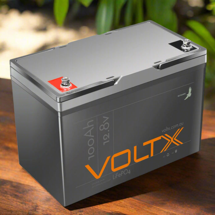 VOLTX (12V) LITHIUM BATTERY 100AH LIFEPO4 & INBUILT BMS - NickAlly