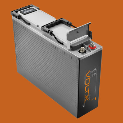 VOLTX (12V) 100AH SLIM - PLUS LITHIUM BATTERY WITH A BUILT IN (BMS) - LIFEPO4 - NickAlly
