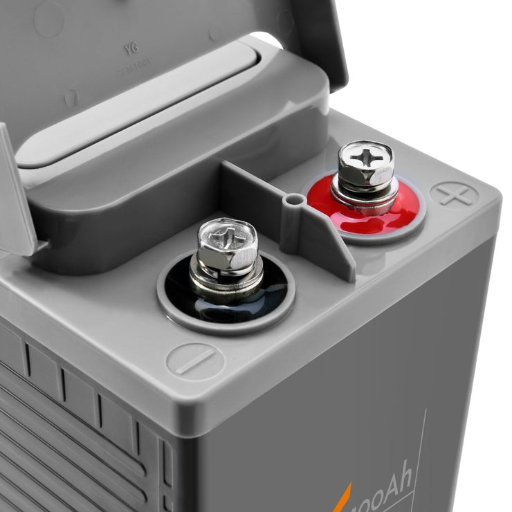 VOLTX (12V) 100AH SLIM - PLUS LITHIUM BATTERY WITH A BUILT IN (BMS) - LIFEPO4 - NickAlly