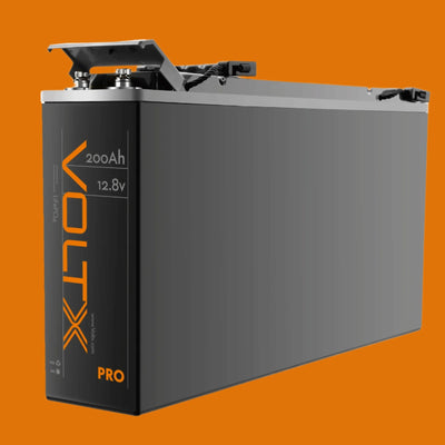 VOLTX (12V) 200AH SLIM - PLUS LITHIUM BATTERY WITH BUILT IN MANAGEMENT SYSTEM - NickAlly