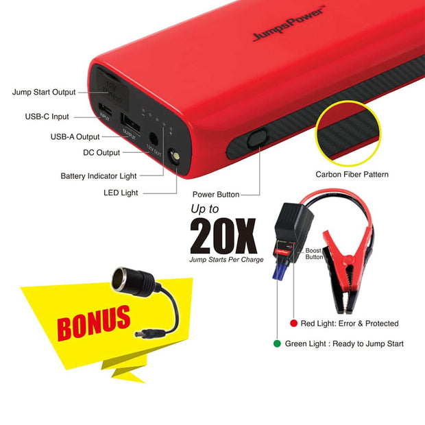 1500A JUMP STARTER POWERBANK GT