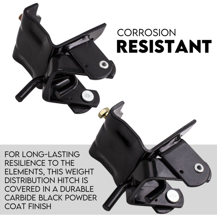 HEAVY - DUTY CARAVAN WEIGHT DISTRIBUTION HITCH ANTI SWAY BARS - 800LBS - NickAlly