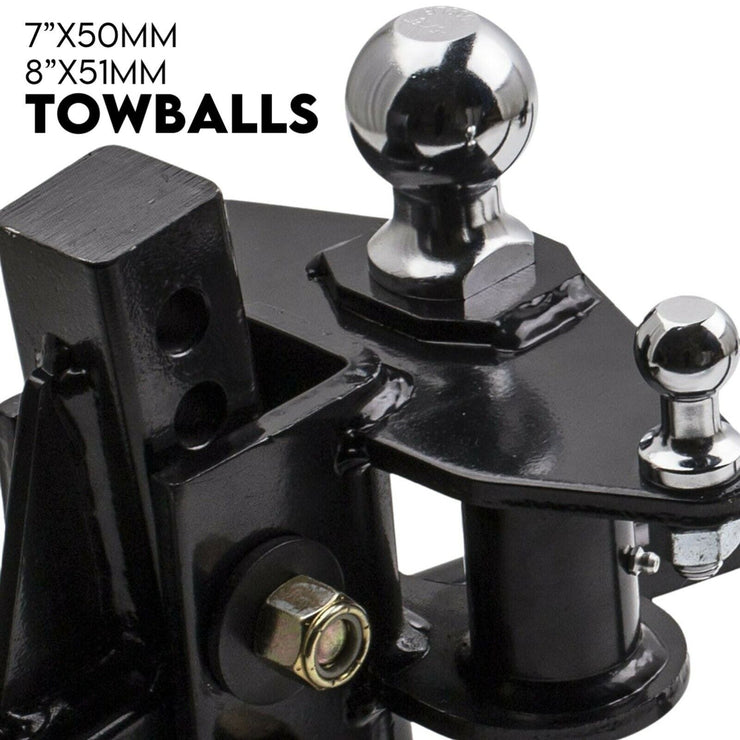 HEAVY - DUTY CARAVAN WEIGHT DISTRIBUTION HITCH ANTI SWAY BARS - 800LBS - NickAlly