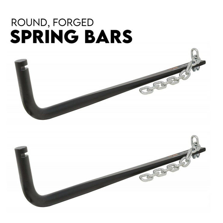 HEAVY - DUTY CARAVAN WEIGHT DISTRIBUTION HITCH ANTI SWAY BARS - 800LBS - NickAlly