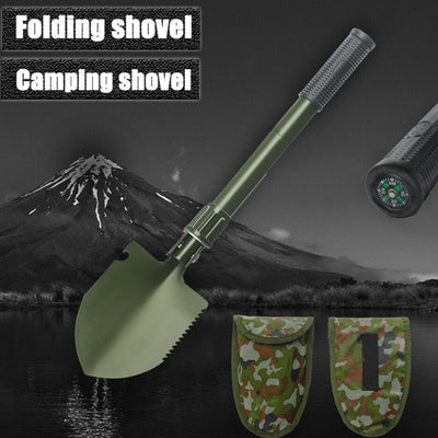 COMPACT MULTI - FUNCTIONAL FOLDING CAMPING SHOVEL - NickAlly