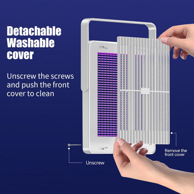 RECHARGEABLE ELECTRIC MOSQUITO KILLER LAMP WITH IN - BUILT 2000MAH BATTERY - NickAlly