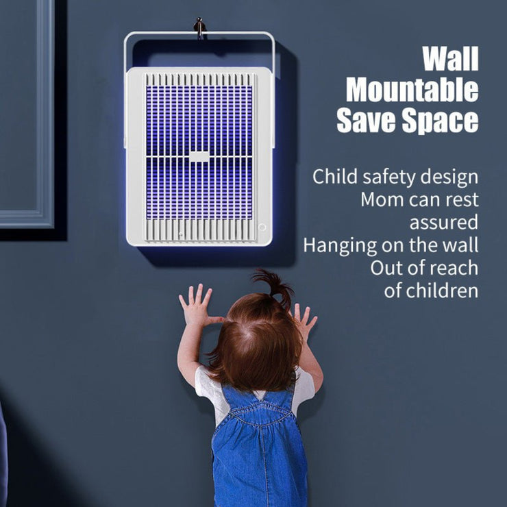 RECHARGEABLE ELECTRIC MOSQUITO KILLER LAMP WITH IN - BUILT 2000MAH BATTERY - NickAlly