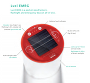 3-IN-1 INFLATABLE SOLAR CAMPING LIGHT BY LUCI