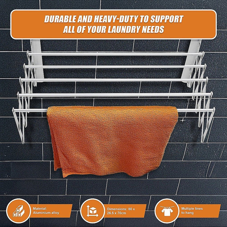 EXPANDER ALUMINIUM ALLOY PULL - OUT CLOTHES LINE/AIRER FOR VAN LIFE - NickAlly