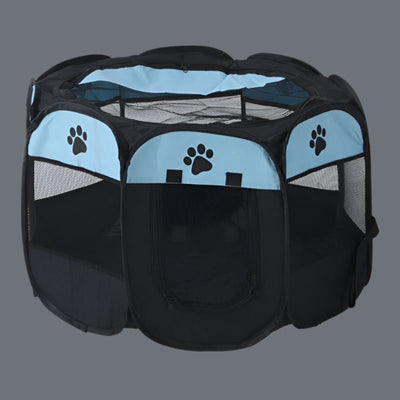 PORTABLE INDOOR/OUTDOOR PET PLAYPEN (114x114x58CM) - NickAlly