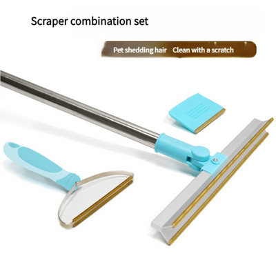 MULTI - PURPOSE PET HAIR REMOVAL TOOL SET FOR FLOORS CARPET & FURNITURE - NickAlly