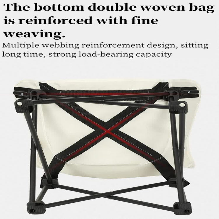 OUTDOOR LIGHTWEIGHT DURABLE FOLDING & PORTABLE CAMPING CHAIR - NickAlly