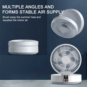 REMOTE - CONTROL WALL MOUNT FOLDABLE MINI USB FAN WITH NIGHT LIGHT - NickAlly
