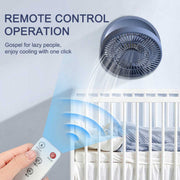 REMOTE - CONTROL WALL MOUNT FOLDABLE MINI USB FAN WITH NIGHT LIGHT - NickAlly
