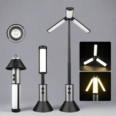 MULTI - FUNCTIONAL TELESCOPIC CAMPING LANTERN LED LIGHT - NickAlly
