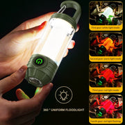(X2) PORTABLE OUTDOOR CAMPING LIGHTS WITH 6 MODES. IPX4 WATERPROOF - NickAlly